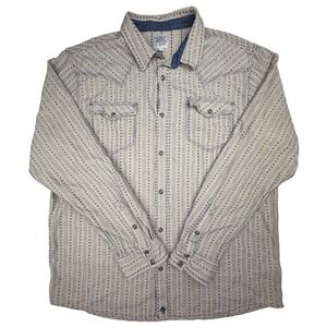 Moon‎ Shine Spirit Brad Paisley Western Shirt Mens XXL Brown Pearl Snap Cowboy